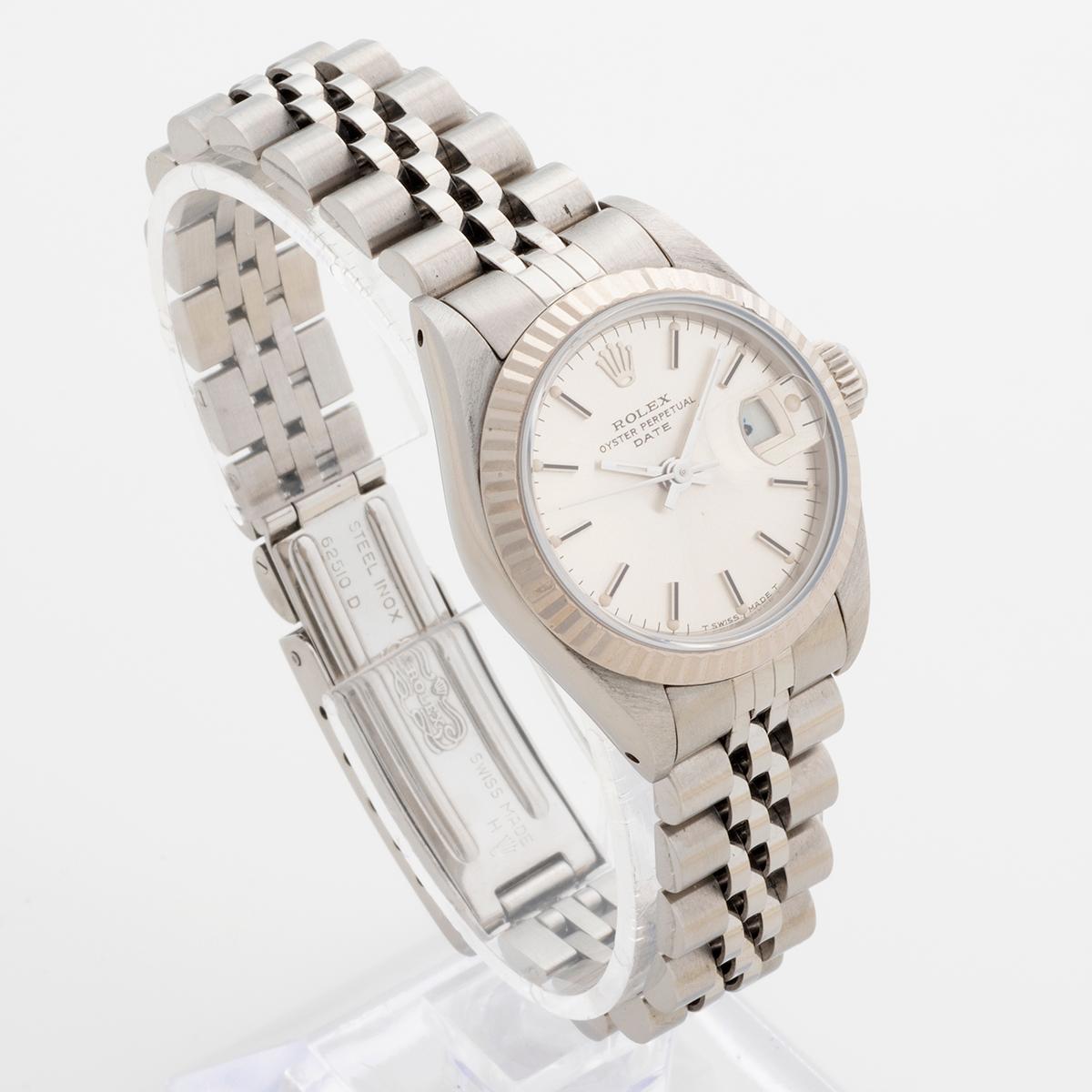 Classic & Vintage Rolex Lady Datejust Ref 69174, Jubilee Strap, Box & Papers In Good Condition In Canterbury, GB