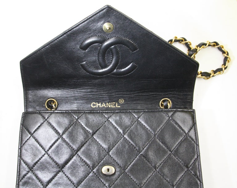 FLIP FLAP 23 BAG IN BLACK LAMBSKIN main image 1