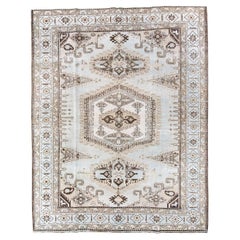 Tapis Vintage Veece classique avec grand médaillon central