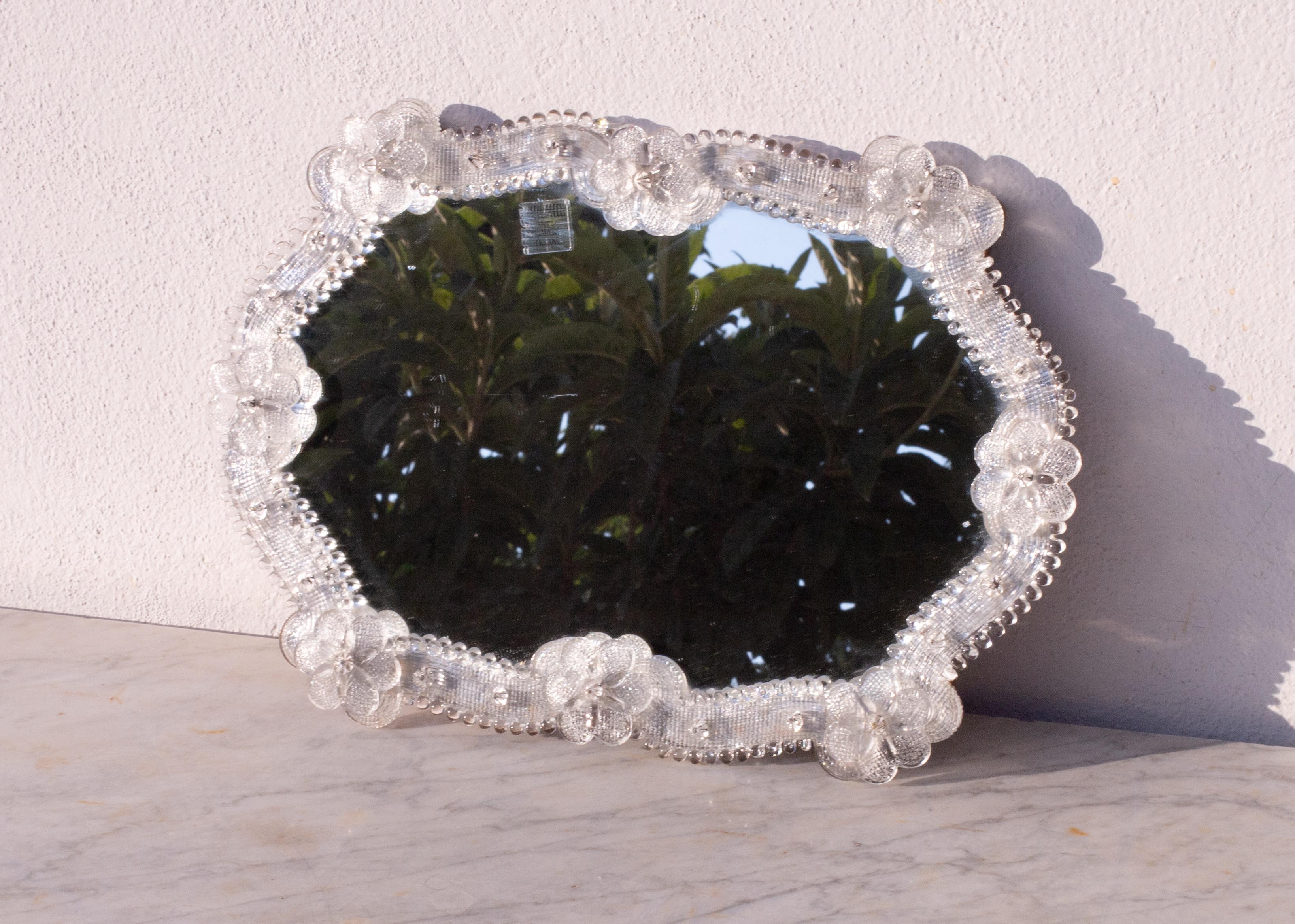 Late 20th Century Classic Vintage Venetian Murano Glass Tray Table or Mirror, 1970s