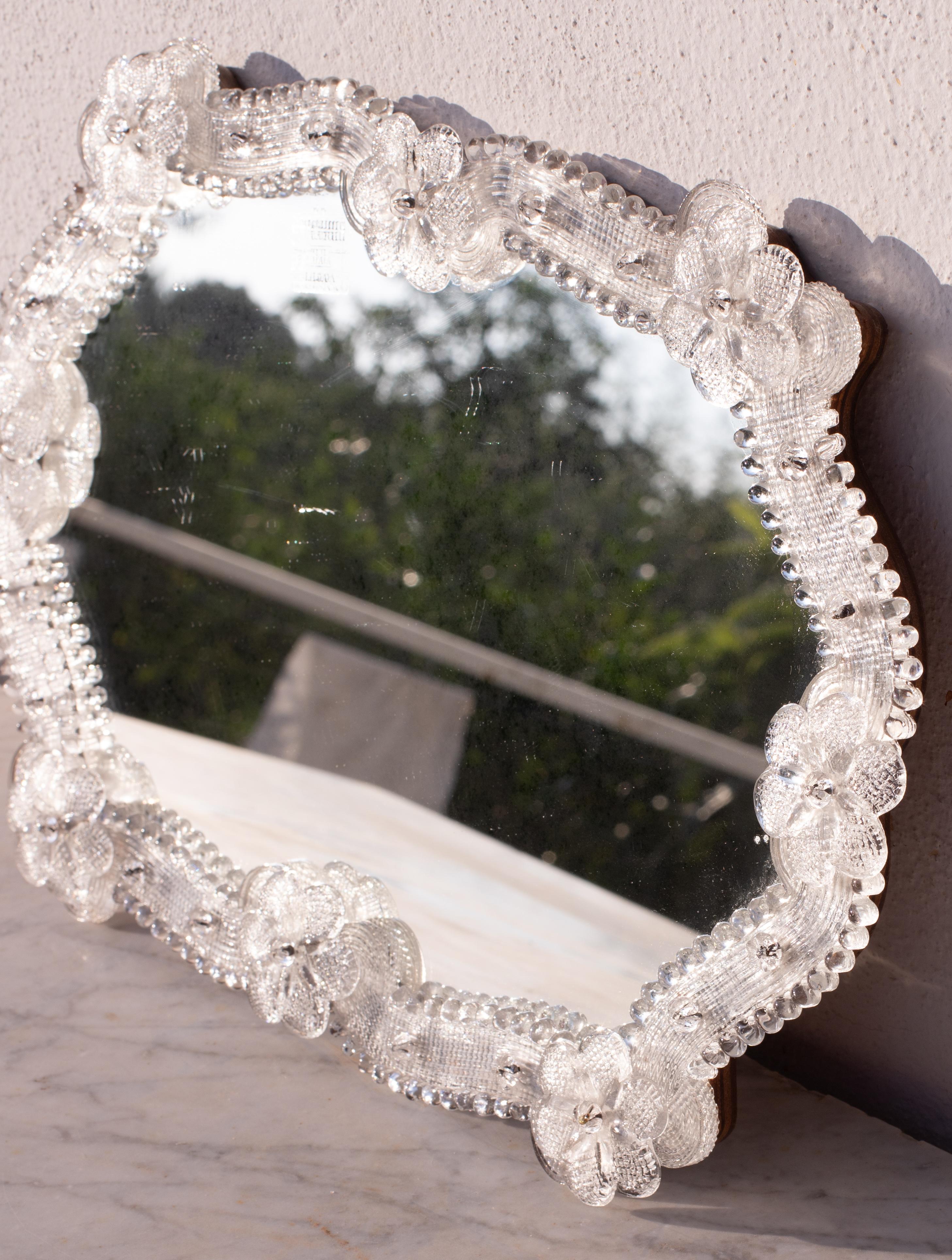 Classic Vintage Venetian Murano Glass Tray Table or Mirror, 1970s 3