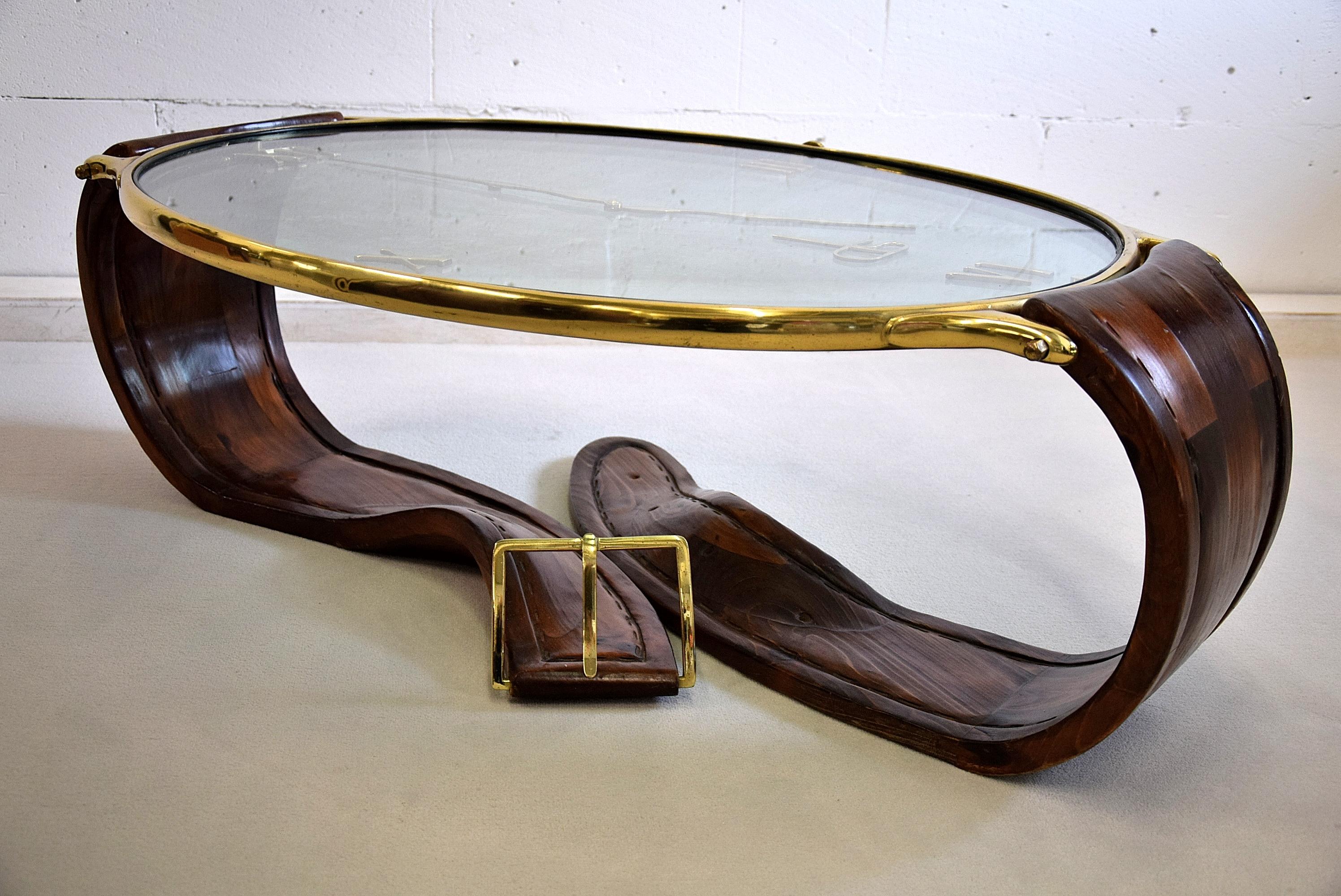 Classic Vintage Wristwatch Midcentury Italian Coffee Table 4