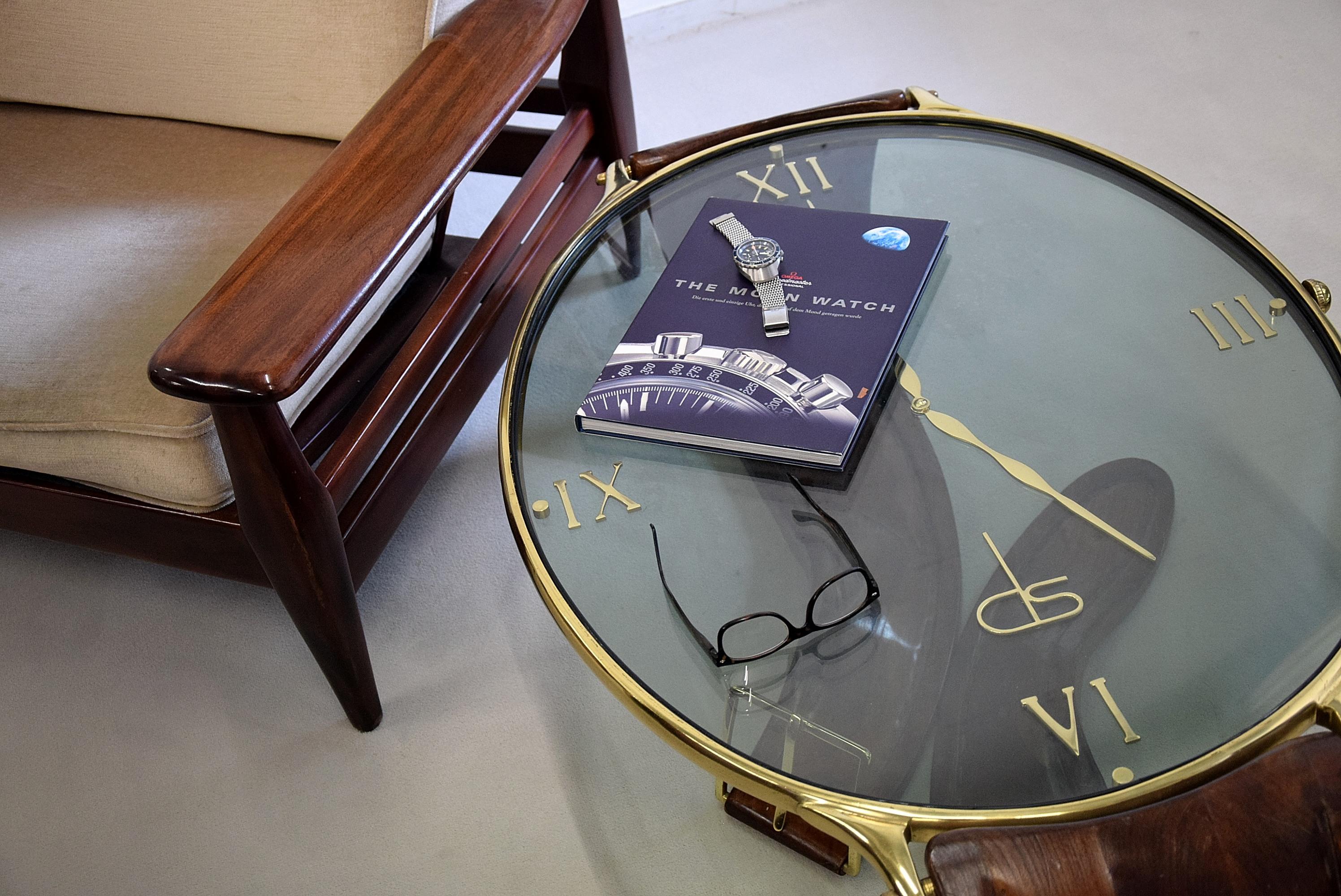 Classic Vintage Wristwatch Midcentury Italian Coffee Table 9