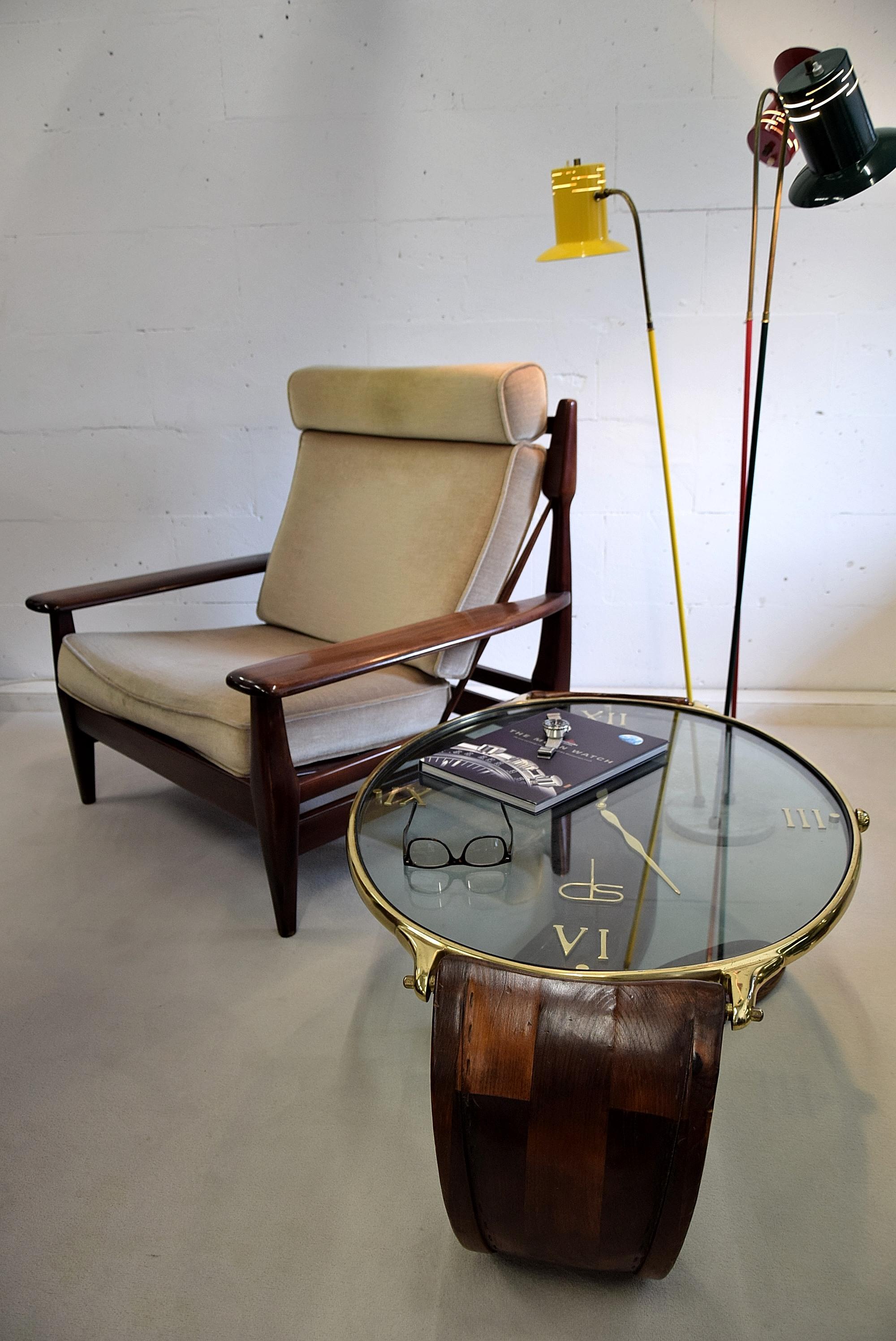 Mid-Century Modern Classic Vintage Wristwatch Midcentury Italian Coffee Table