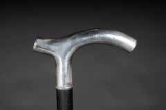 Classic Walking Stick / Strolling Stick, Silver Mount, 925 Silver