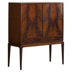 Classic Walnut Cabinet, Made by a Danish Cabinetmaker, Midcentury, 1950s