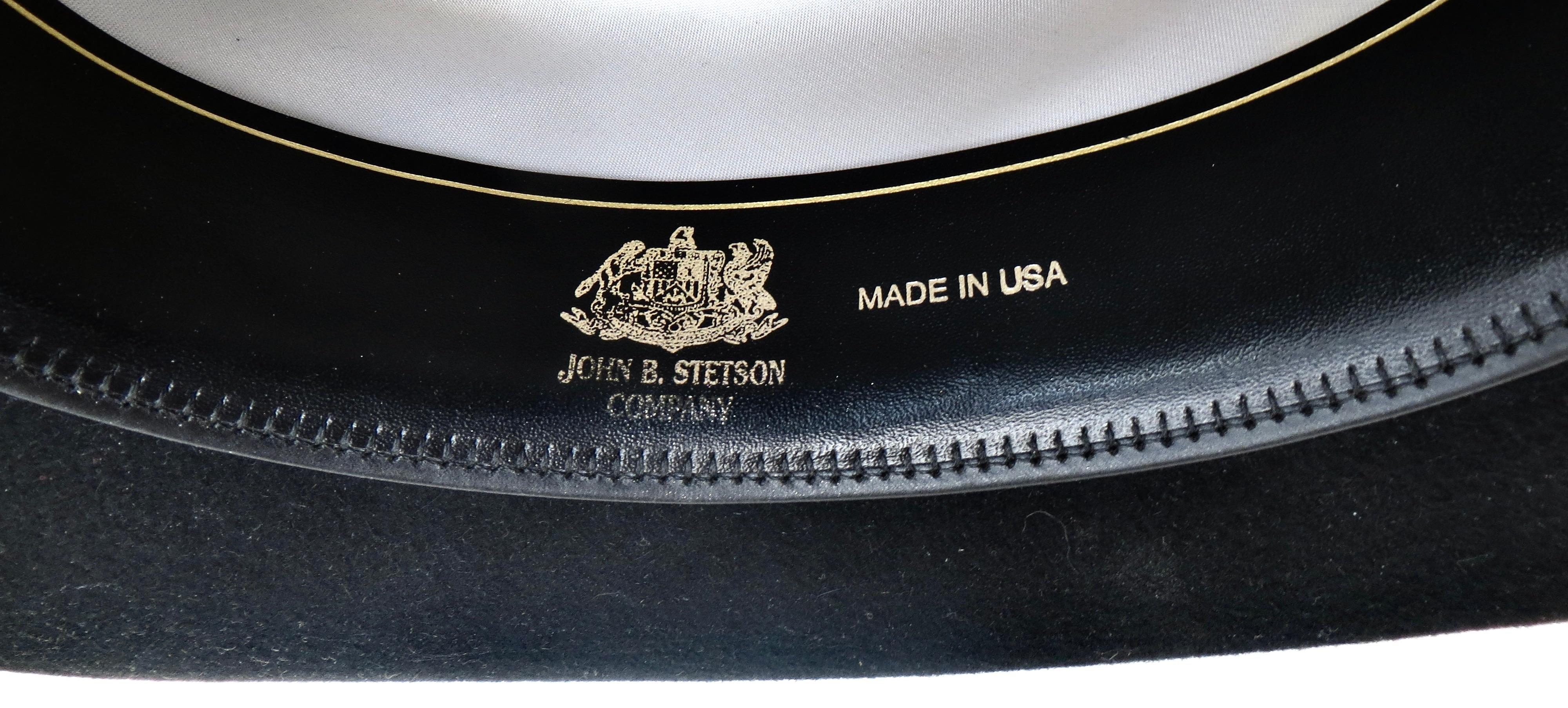 Classic Western Lariat Stil Cowgirl / Cowboy-Hut von Iconic Stetson Hat Co Texas im Angebot 2