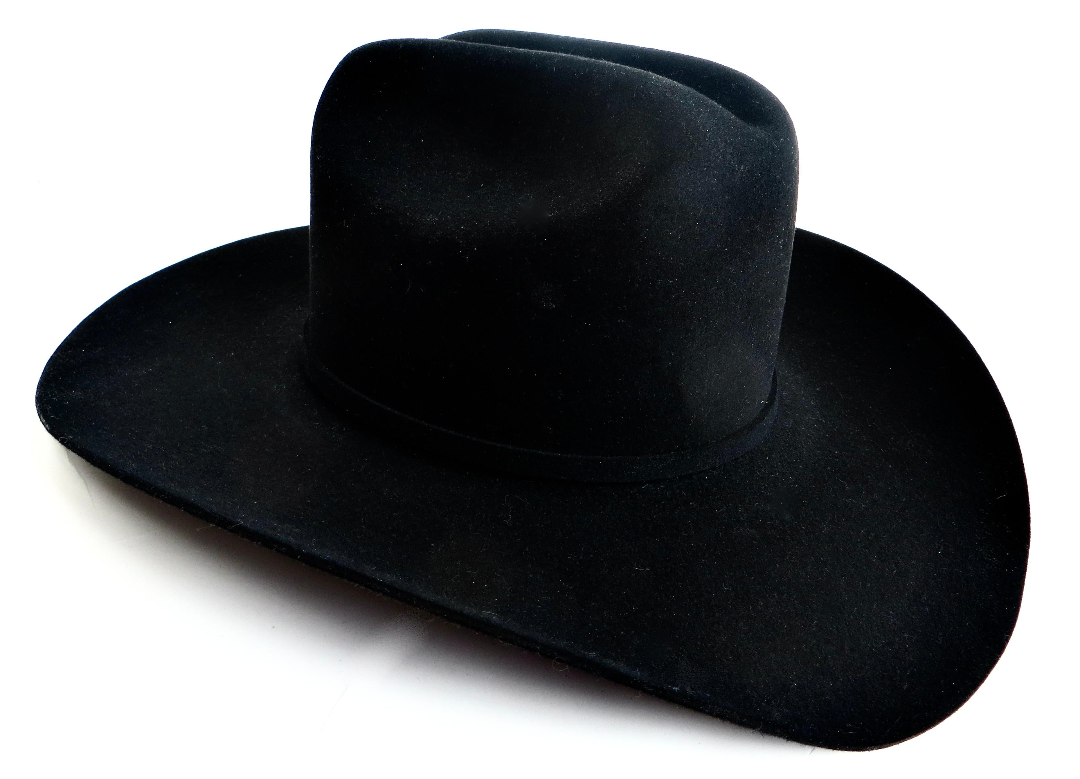 Classic Western Lariat Stil Cowgirl / Cowboy-Hut von Iconic Stetson Hat Co Texas (Handgefertigt) im Angebot