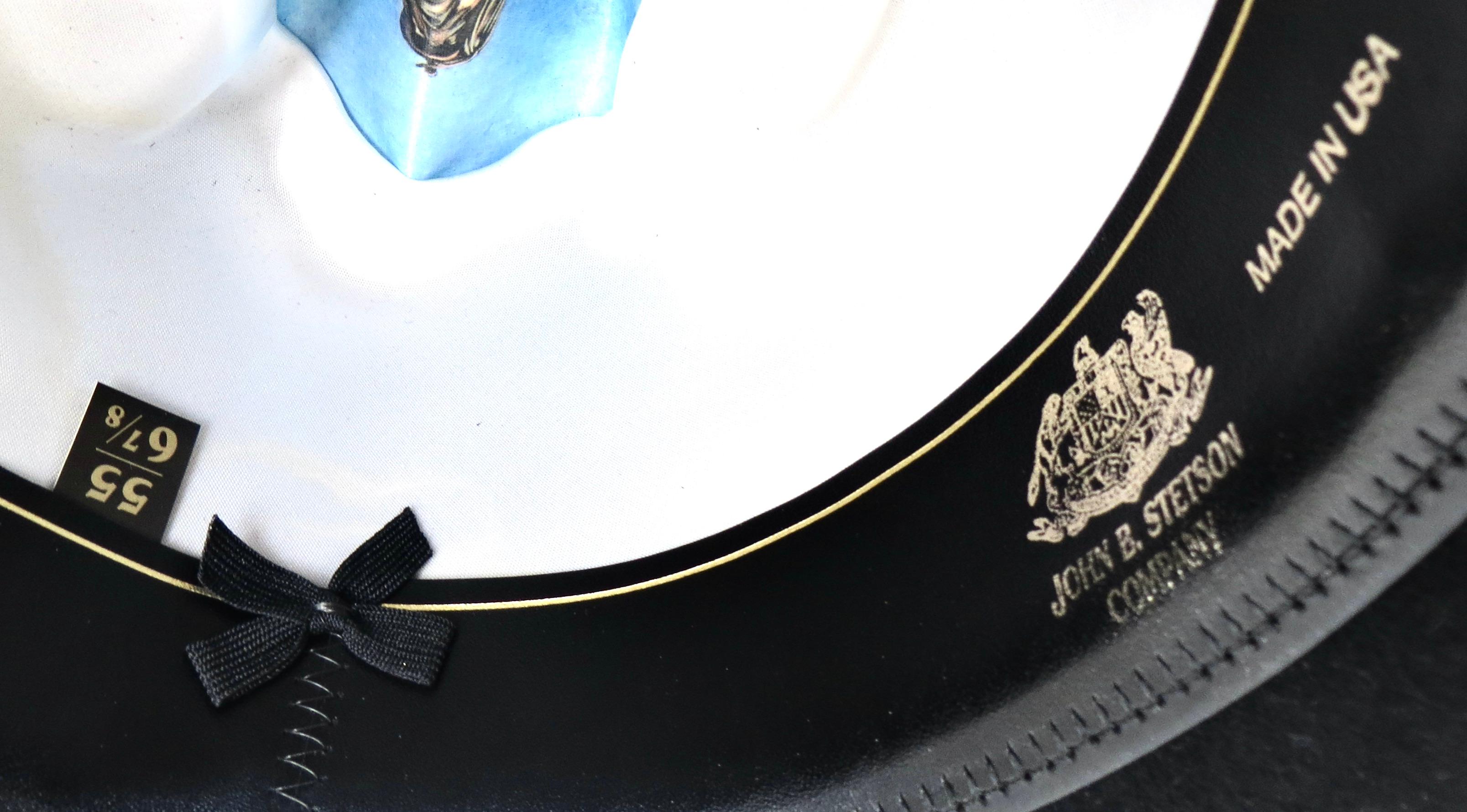 Classic Western Lariat Stil Cowgirl / Cowboy-Hut von Iconic Stetson Hat Co Texas im Angebot 1