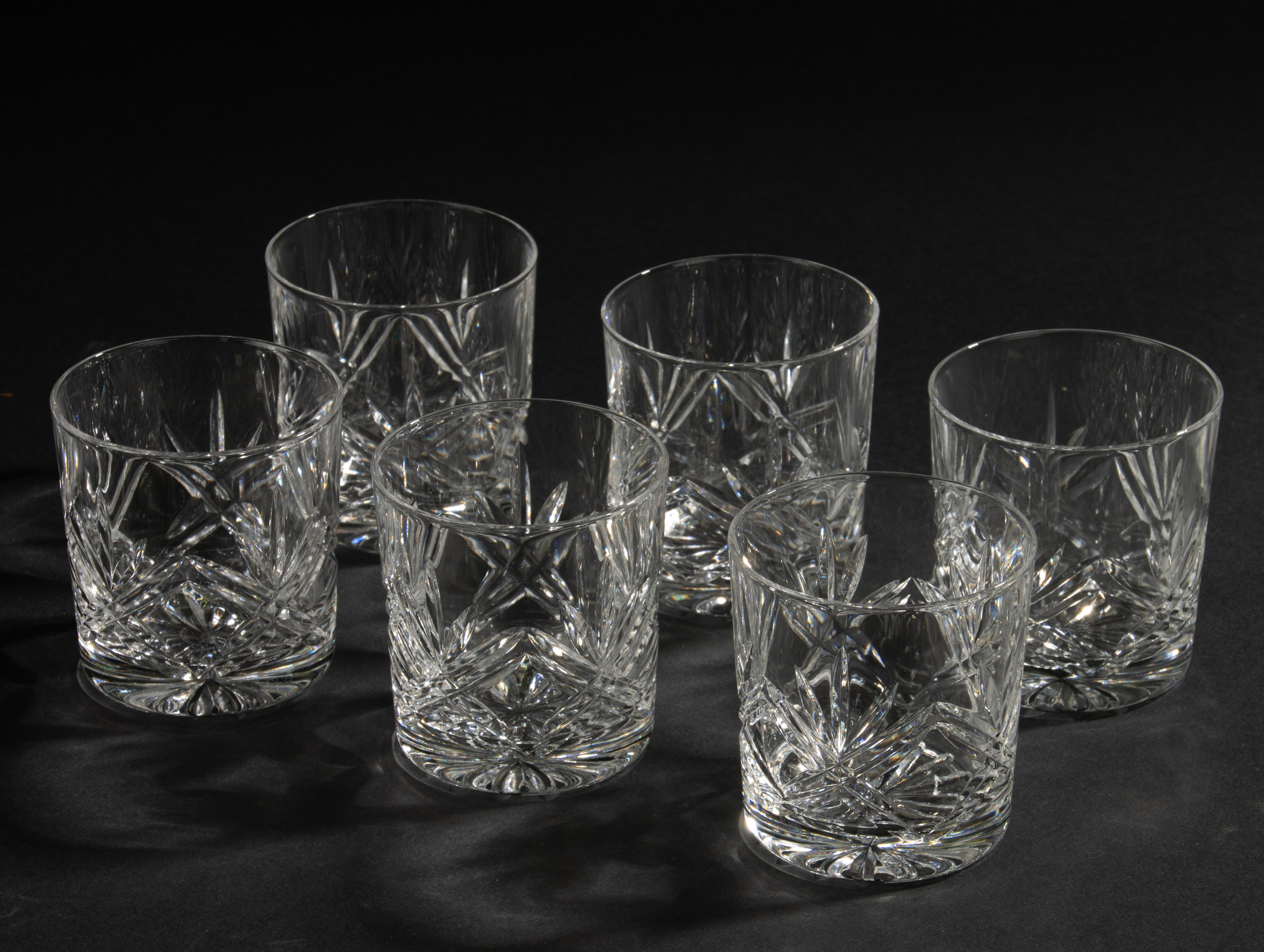 Classic Whiskey Serving Set - Vintage - Crystal and Sterling Silver - S. Smith For Sale 7