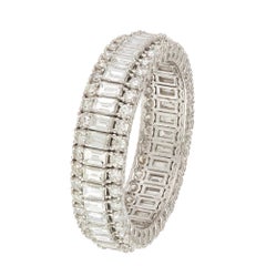 Classic White 18K Gold White Diamond Ring for Her