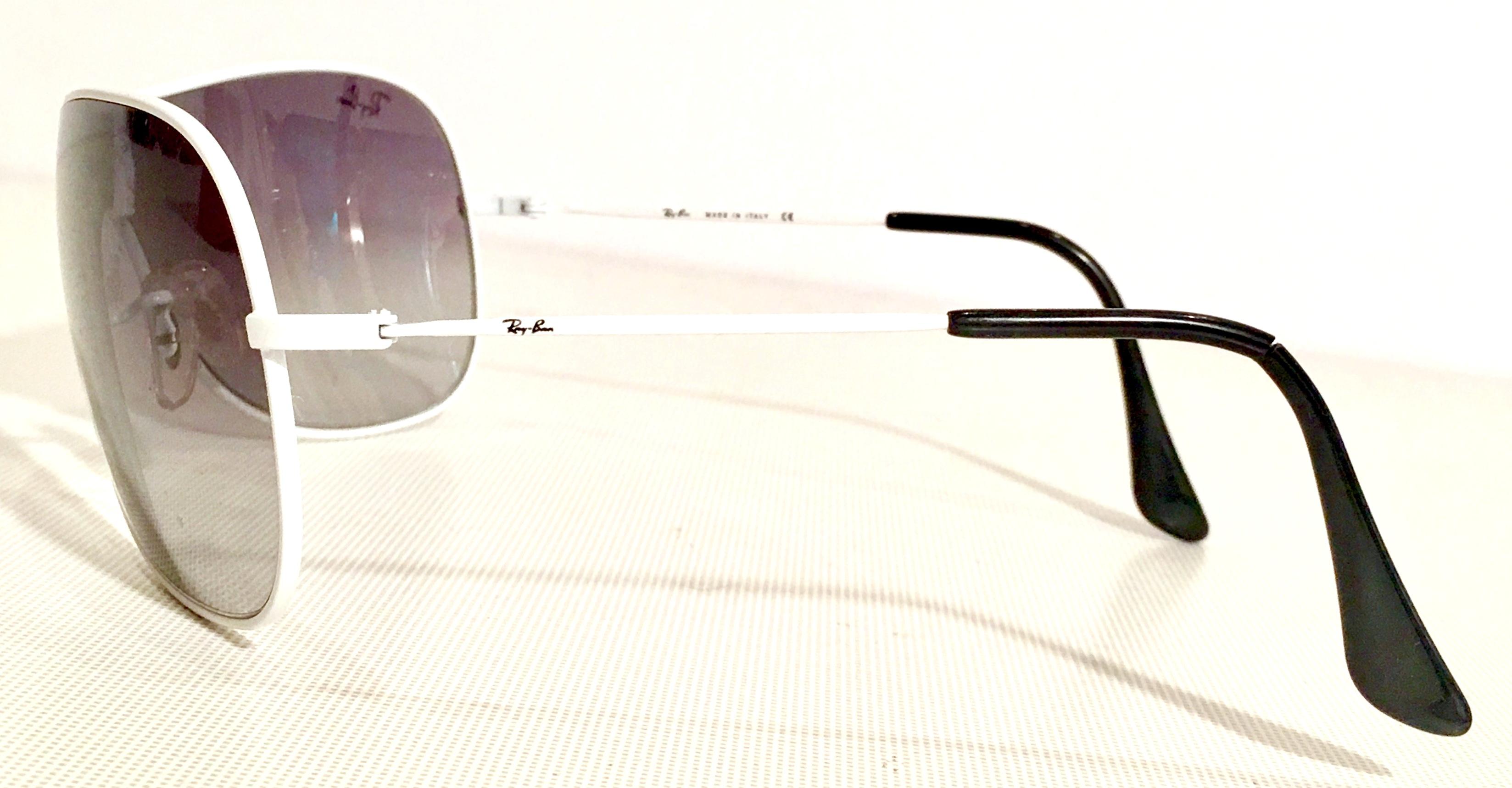 ray ban white aviator