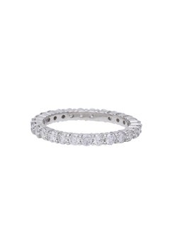 Classic White Diamond Eternity Ring in 18 Karat White Gold