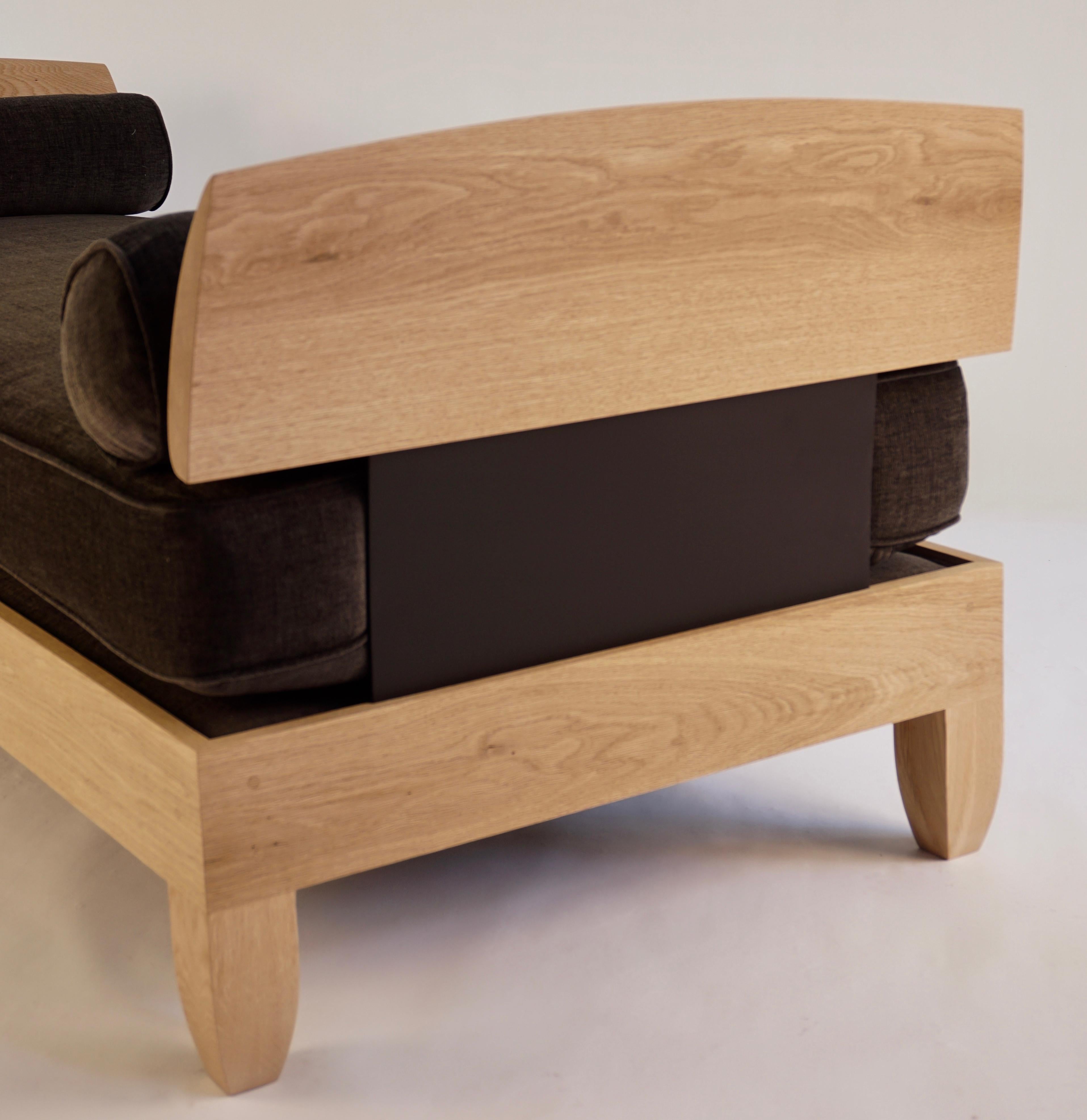 American Classic White Oak Daybed by Chris Lehrecke