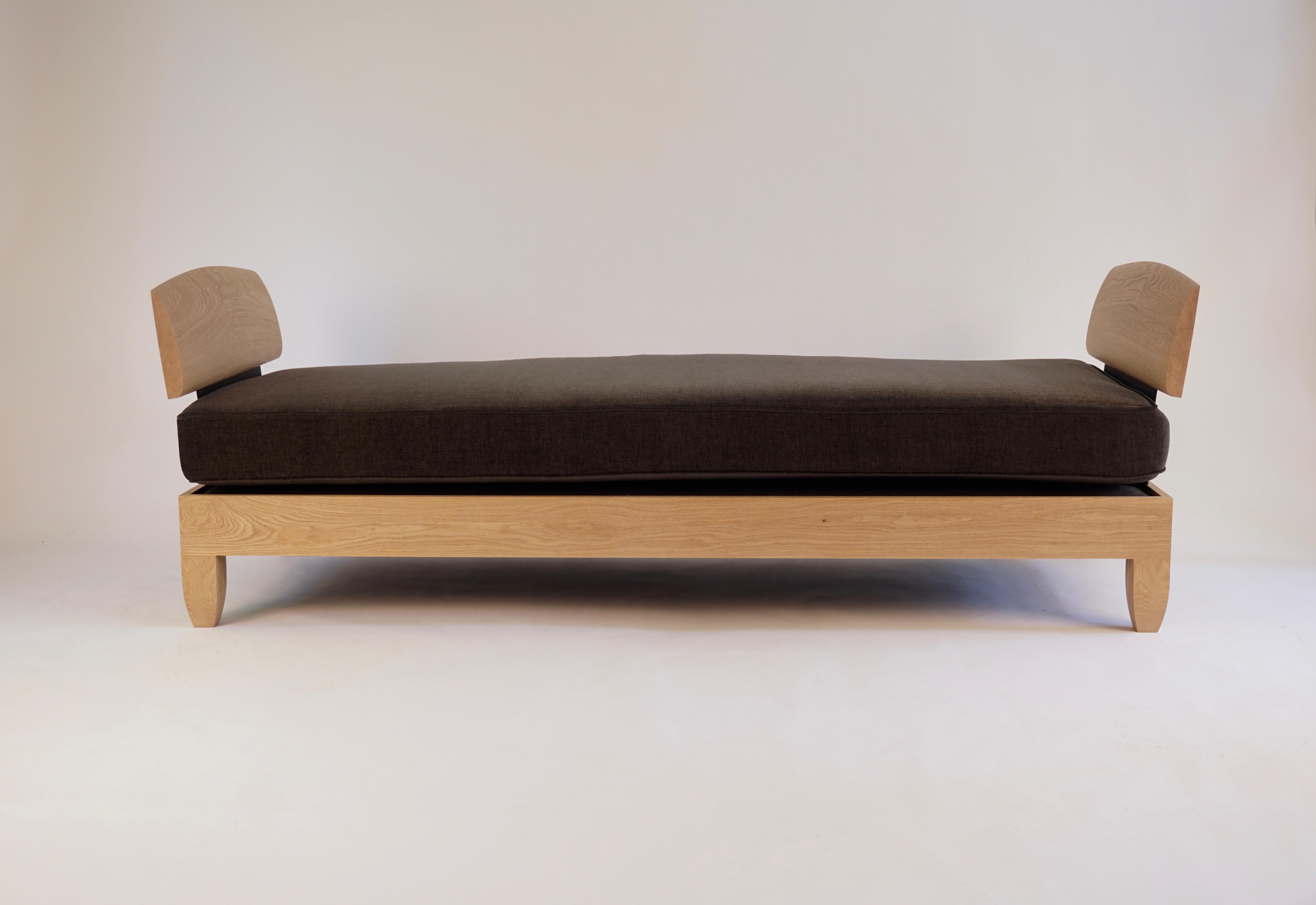 Contemporary Classic White Oak Daybed by Chris Lehrecke