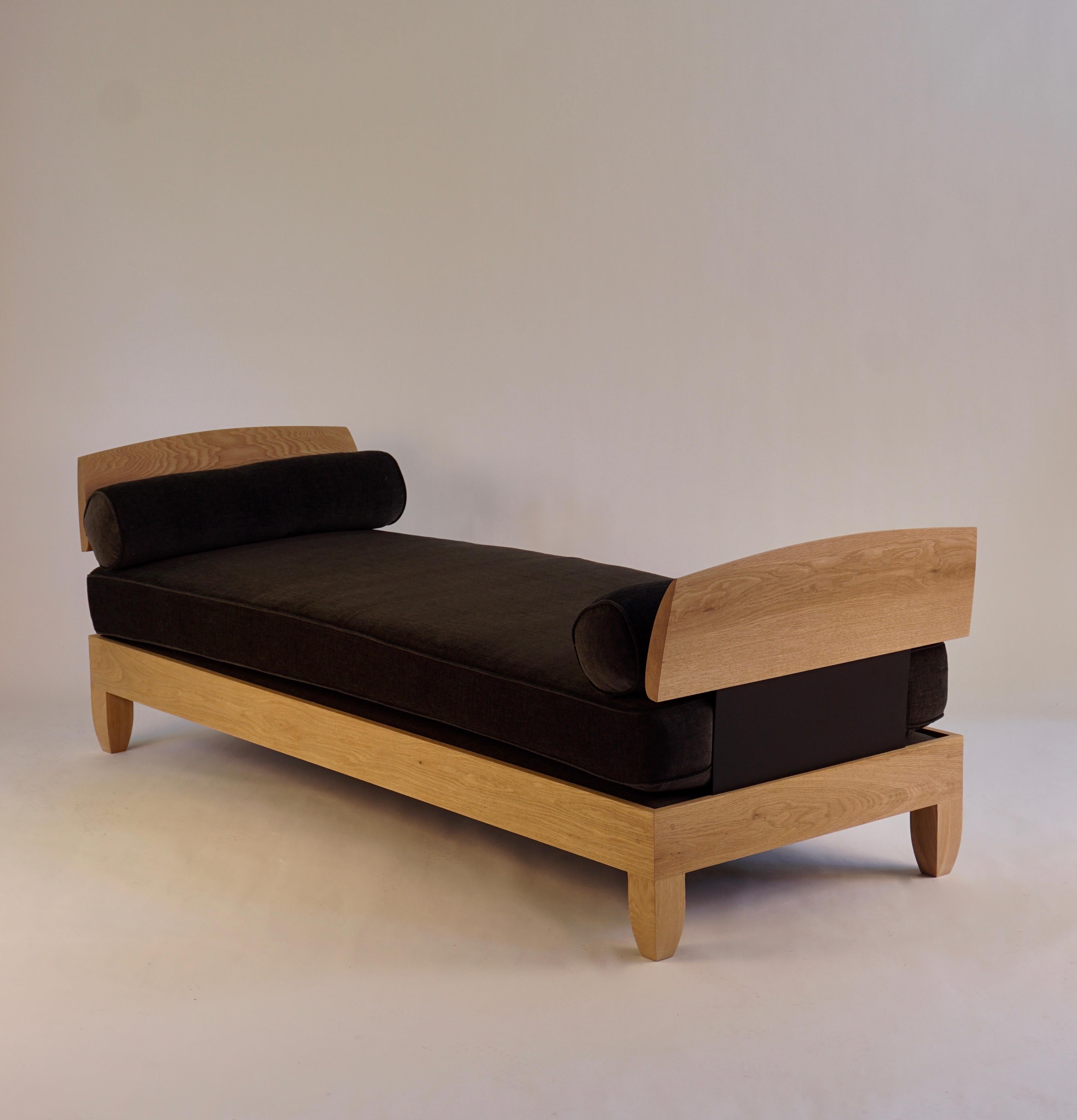 Classic White Oak Daybed by Chris Lehrecke 3