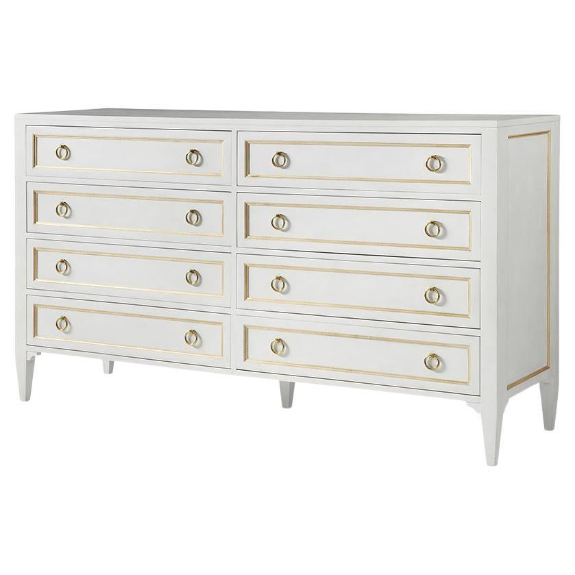 Classic White Painted Dresser For Sale