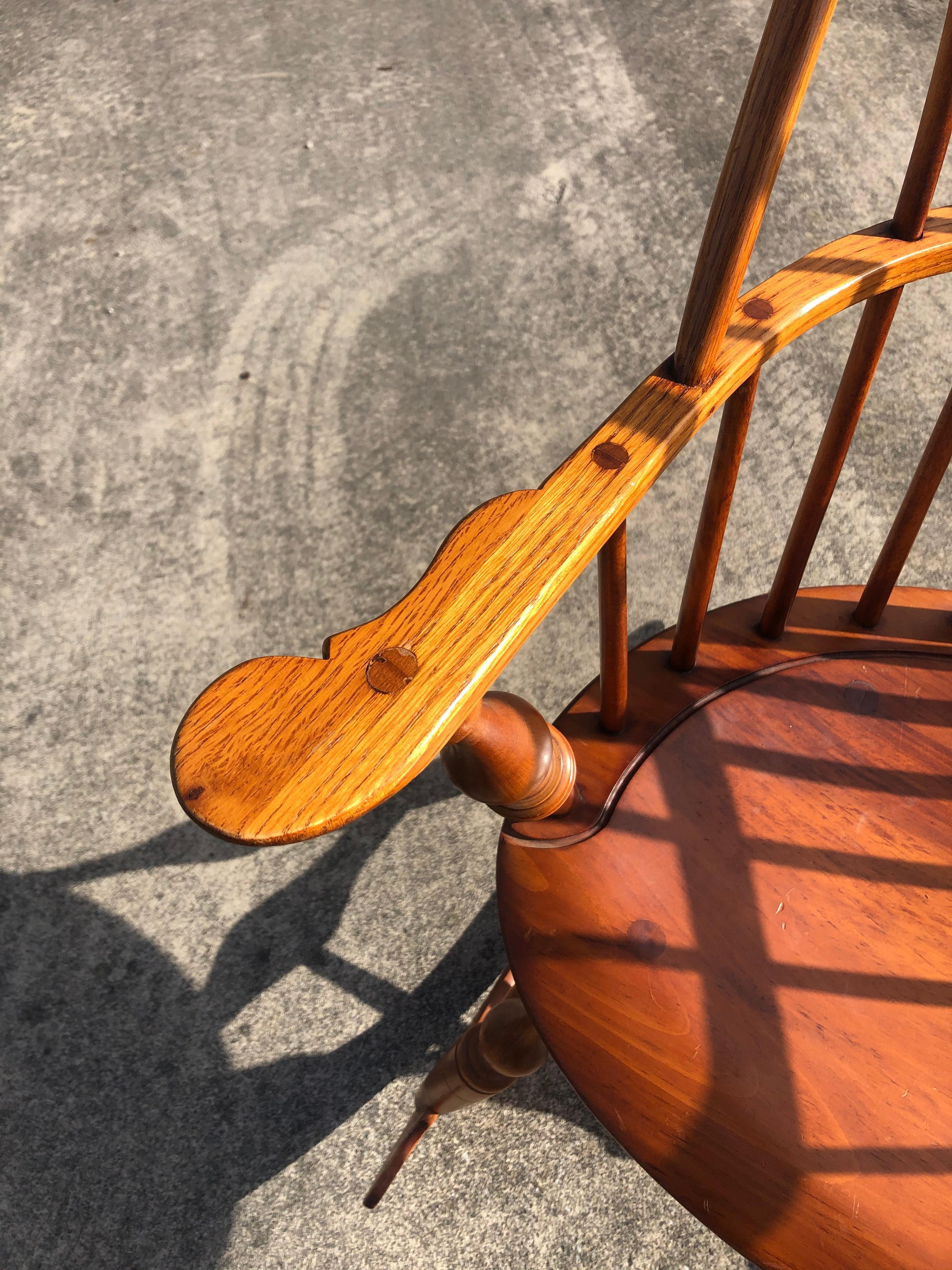 antique windsor rocking chair