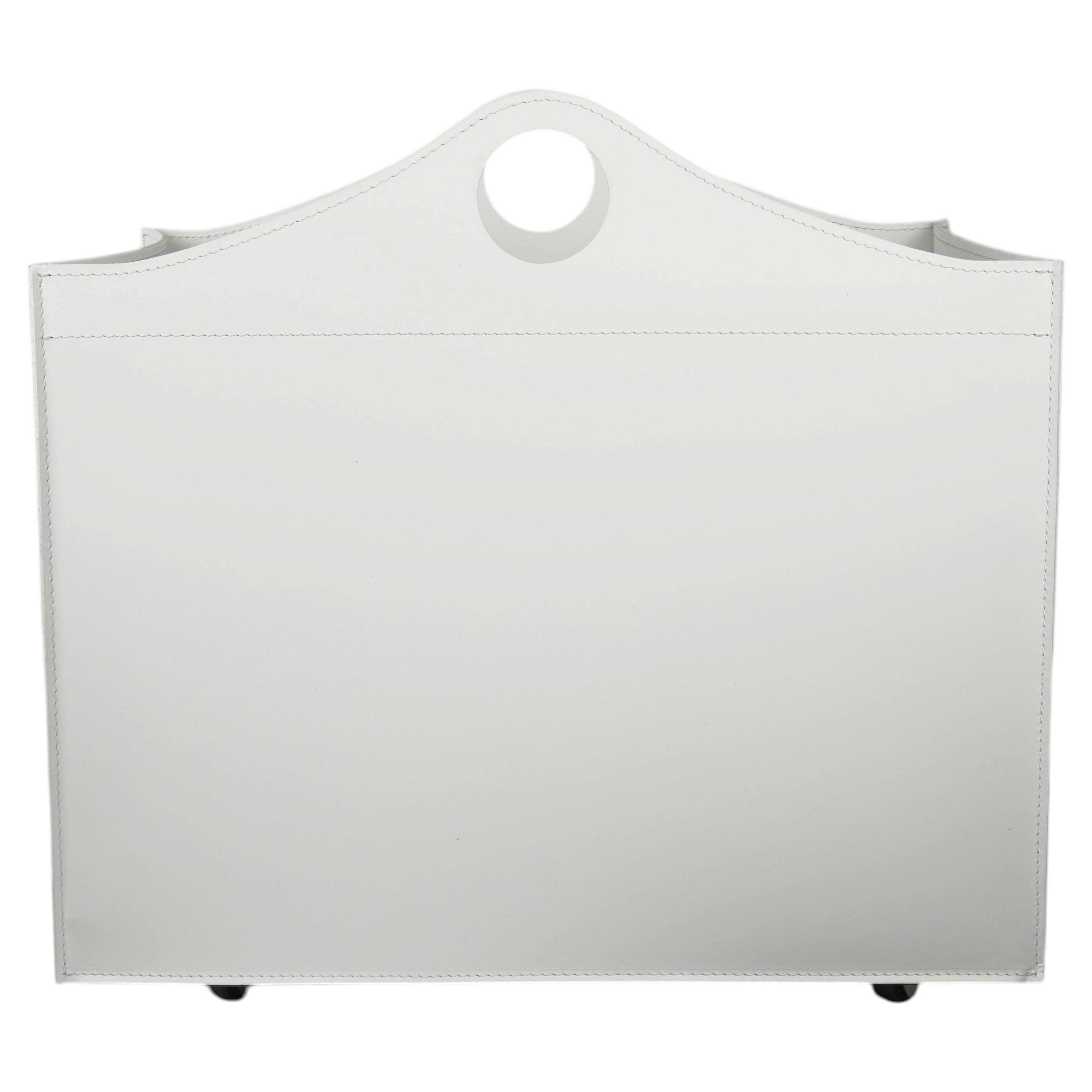 Classic WOODBAG Log Holder by Limac Design - in Regenerated Leather