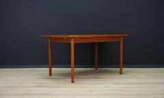 Classic Wooden Table Danish Design Midcentury Teak Vintage, 1970s