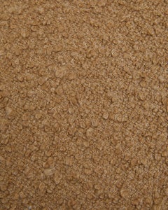 Classic Wool Linen Blend Bouclé Pillow in color Camel 60x60 cm