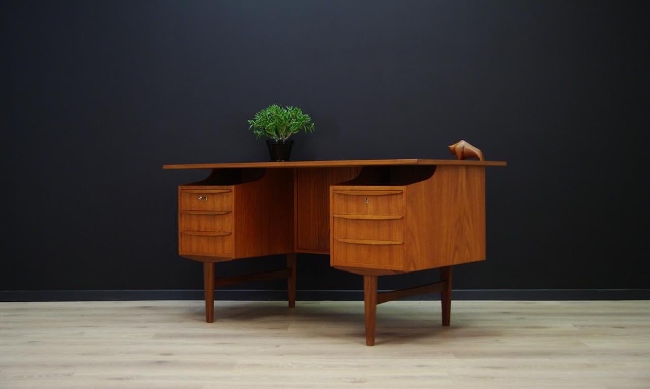 Veneer Classic Writing Desk Danish Design Teak