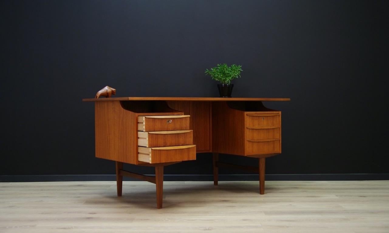 Late 20th Century Classic Writing Desk Danish Design Teak