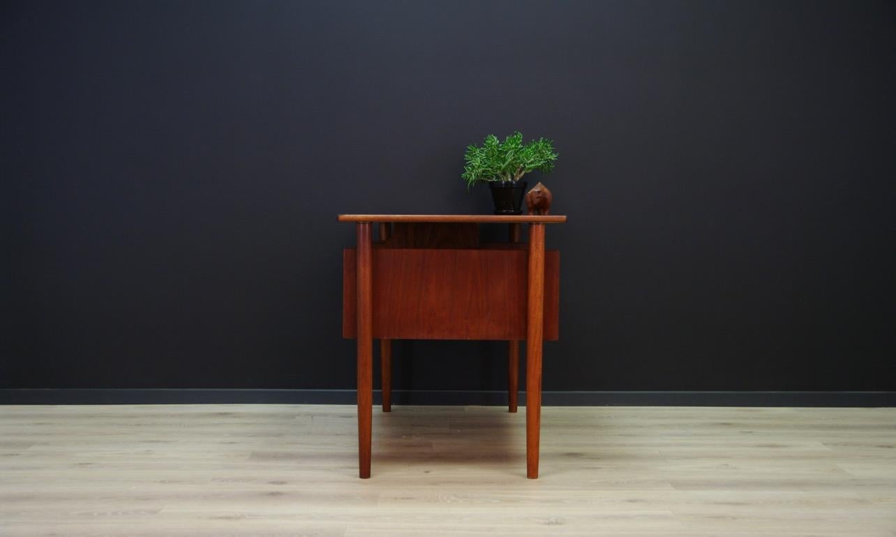 Classic Writing Desk Teak Danish Design Retro 4