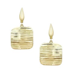 Classic Yellow 14k Gold Earrings  for Her