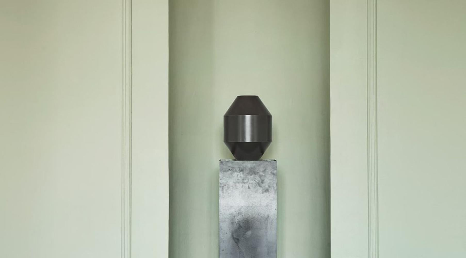 Contemporary  Hydro Vase H30 Black-oxide brass by Sofie Østerby for Fredericia For Sale