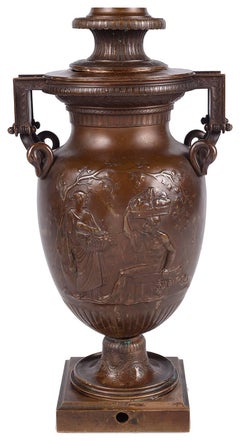 Classical 19th Century Bronze Lamp