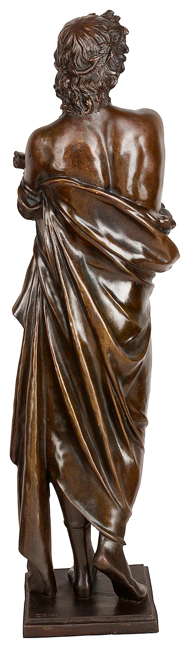 classical bronze statue
