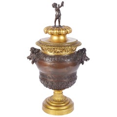 Classical 19th Century Italian Bronze Urn