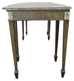 Classical 19th Century Marble Topped Console Table
