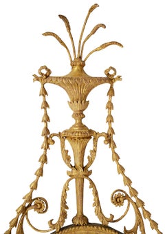 Classical 18th Century Sheraton period Gilded Wall Mirror