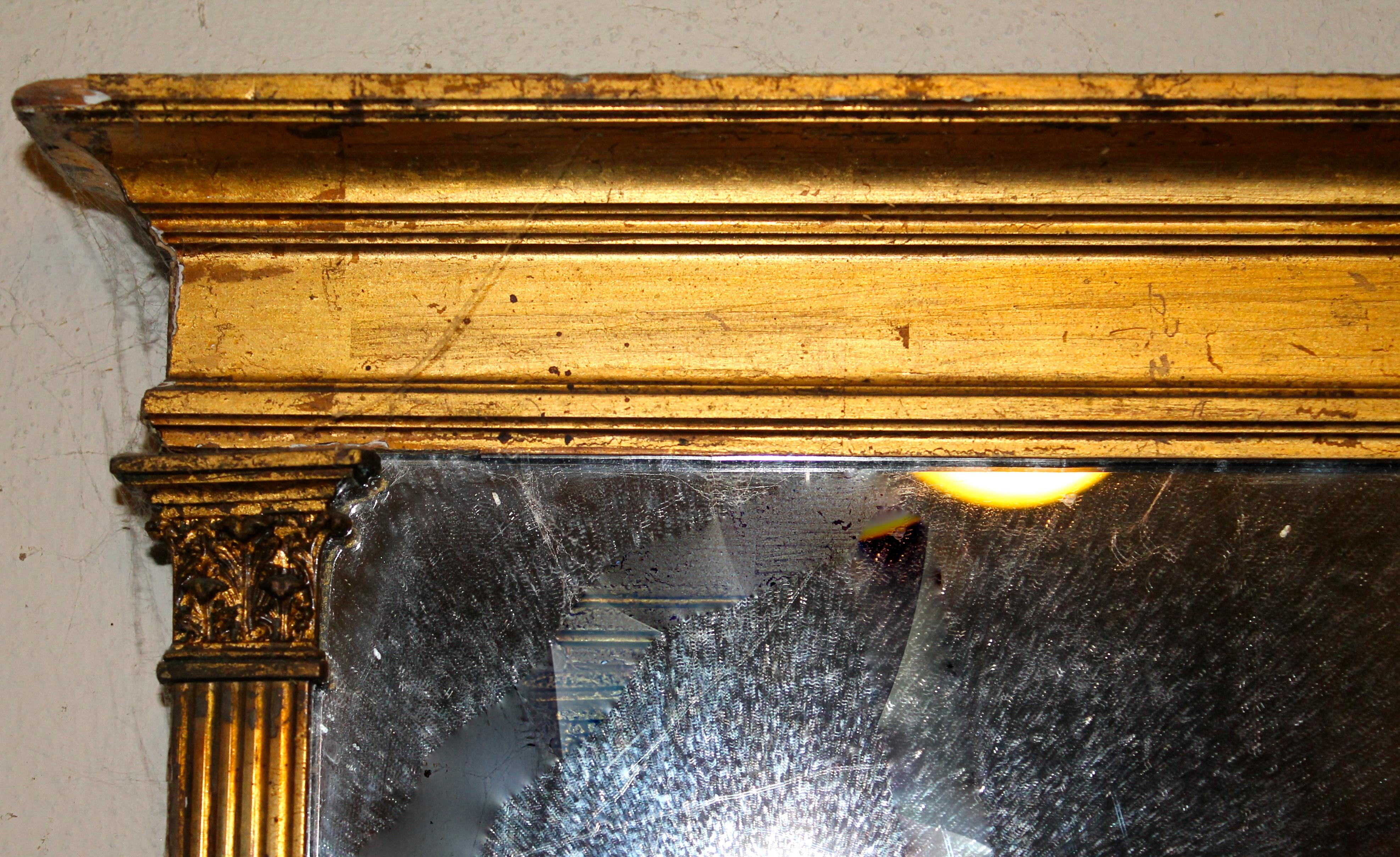 Period American Renaissance gold gilt on cast elements on wood frame/mirror.
Rabbit (mirror)size: 24
