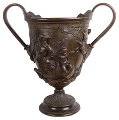 Classical Antique Bronze Urn, Early 19th Century