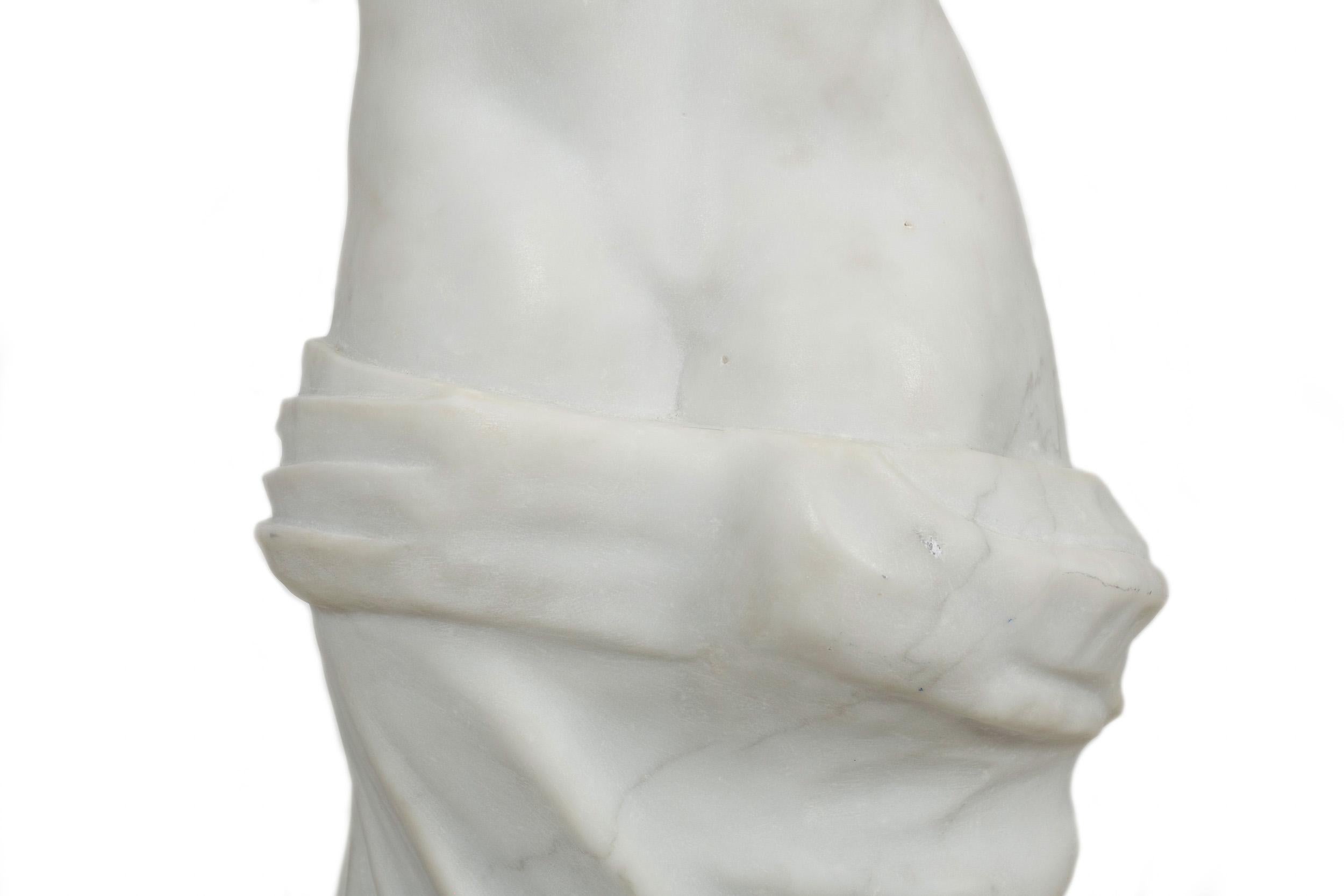 Classical Antique Marble Sculpture of Statue 
