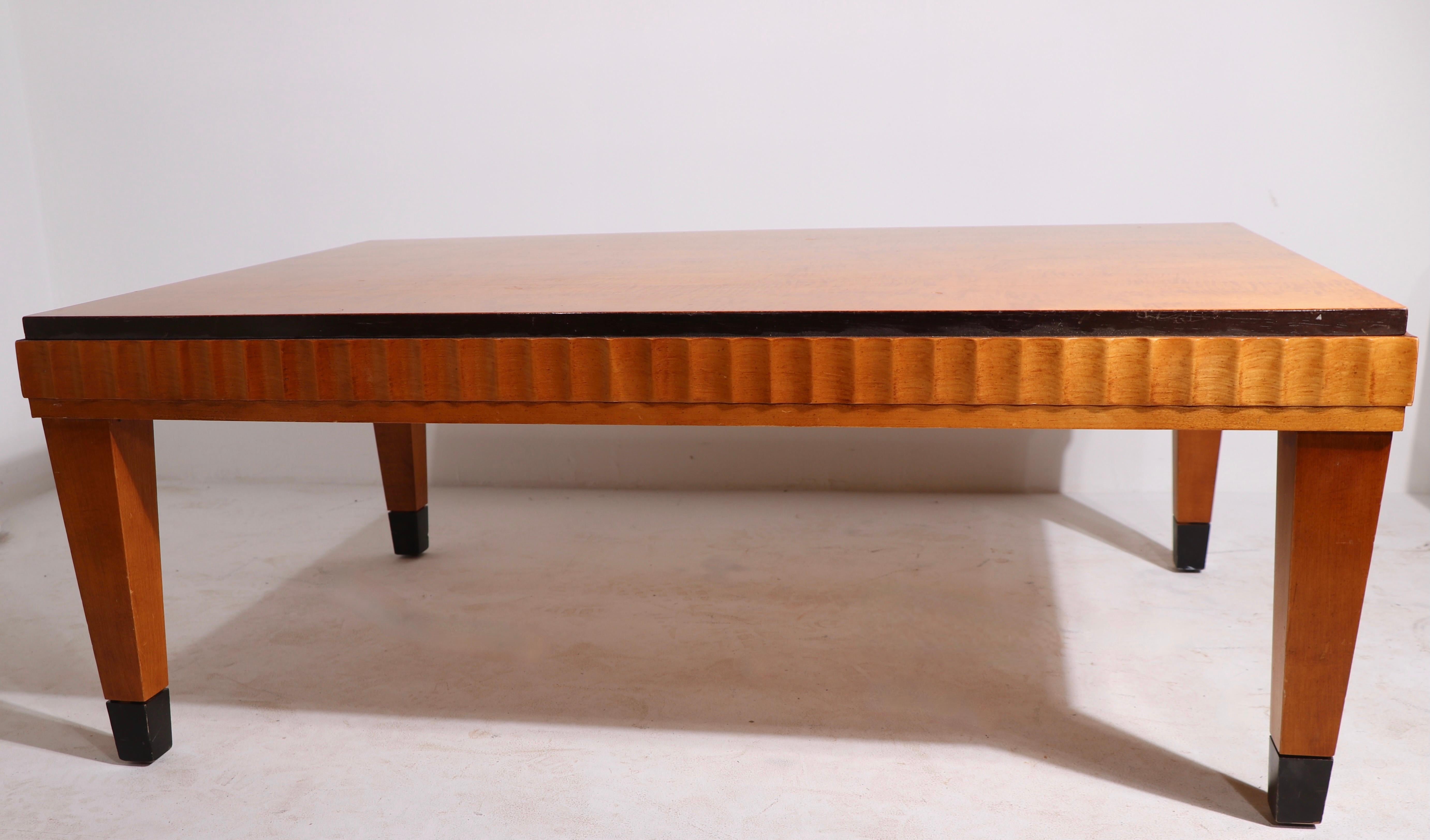Classical Art Deco Style Coffee Table by Lane 1