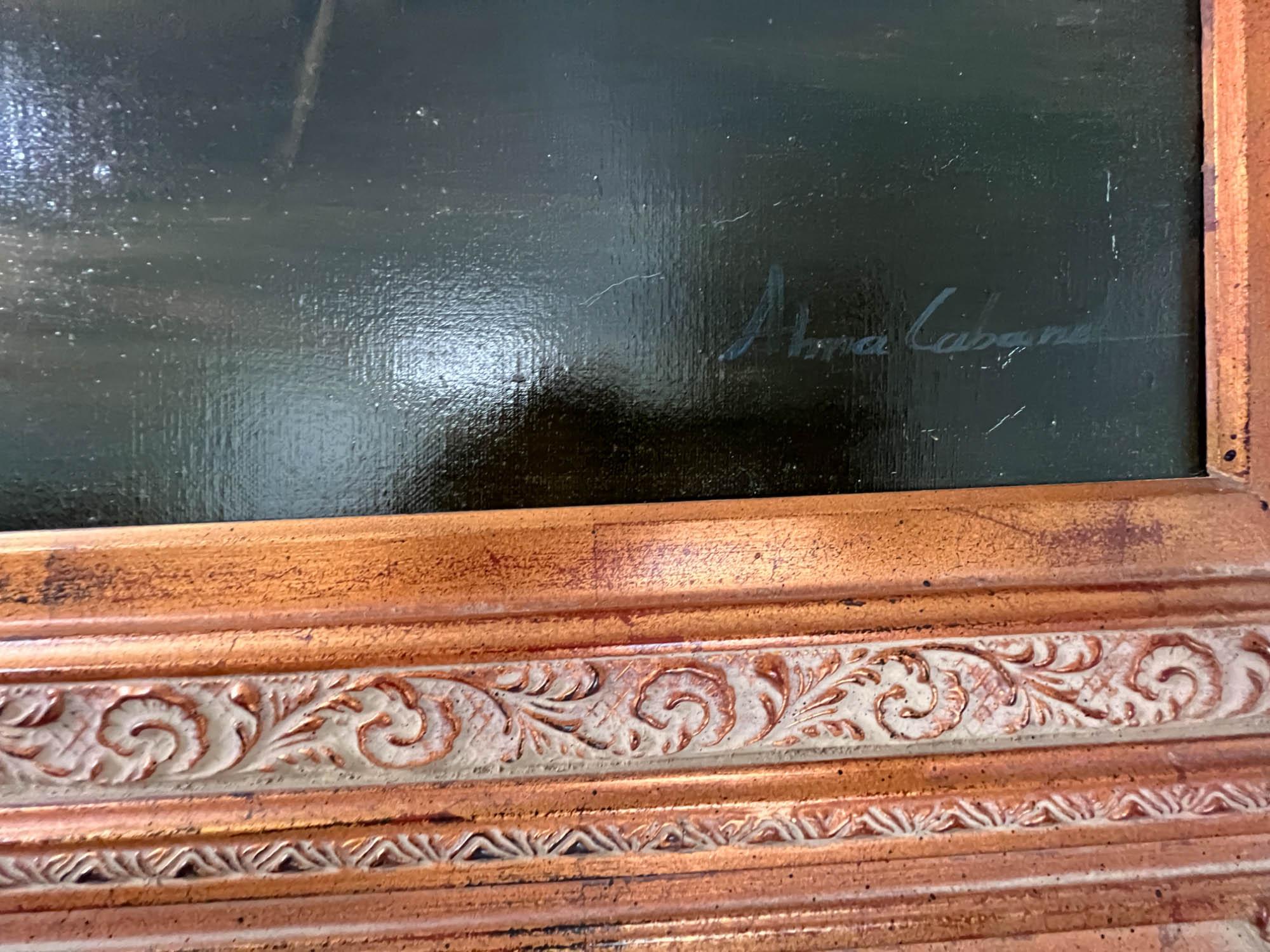 Fin du 20e siècle Peinture à l'huile classique 