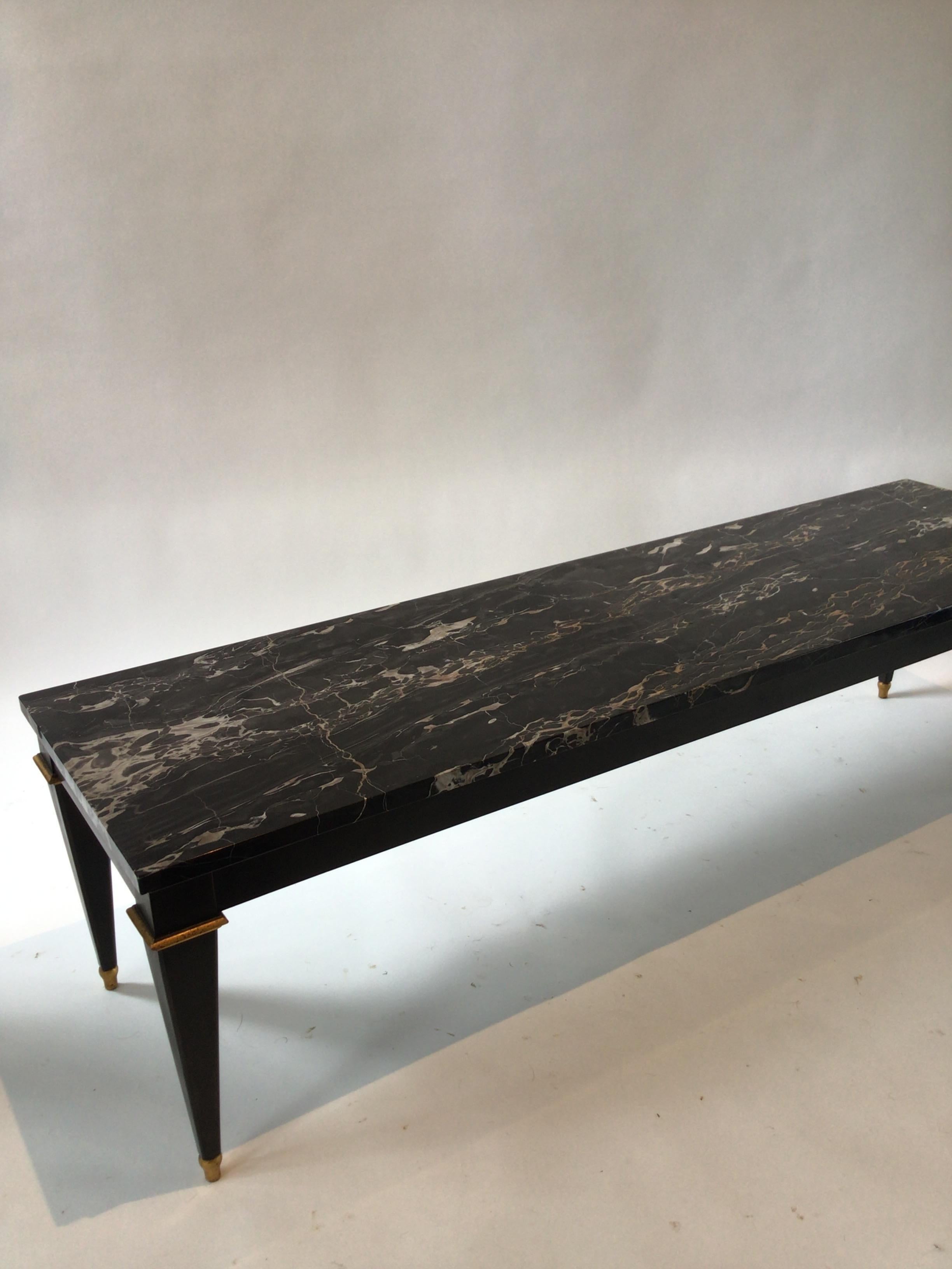 Classical Black Marble Coffee Table 1