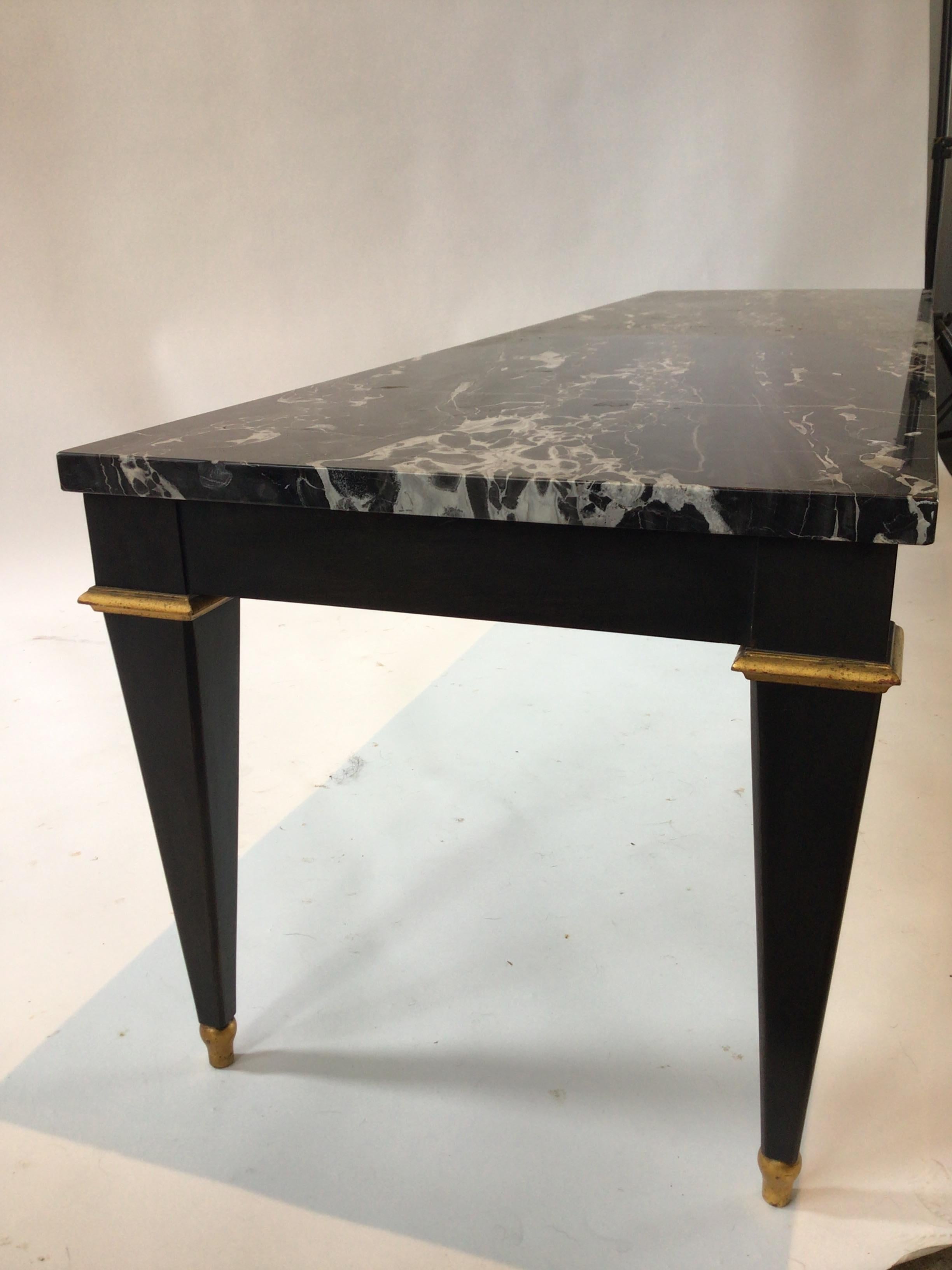 Classical Black Marble Coffee Table 2
