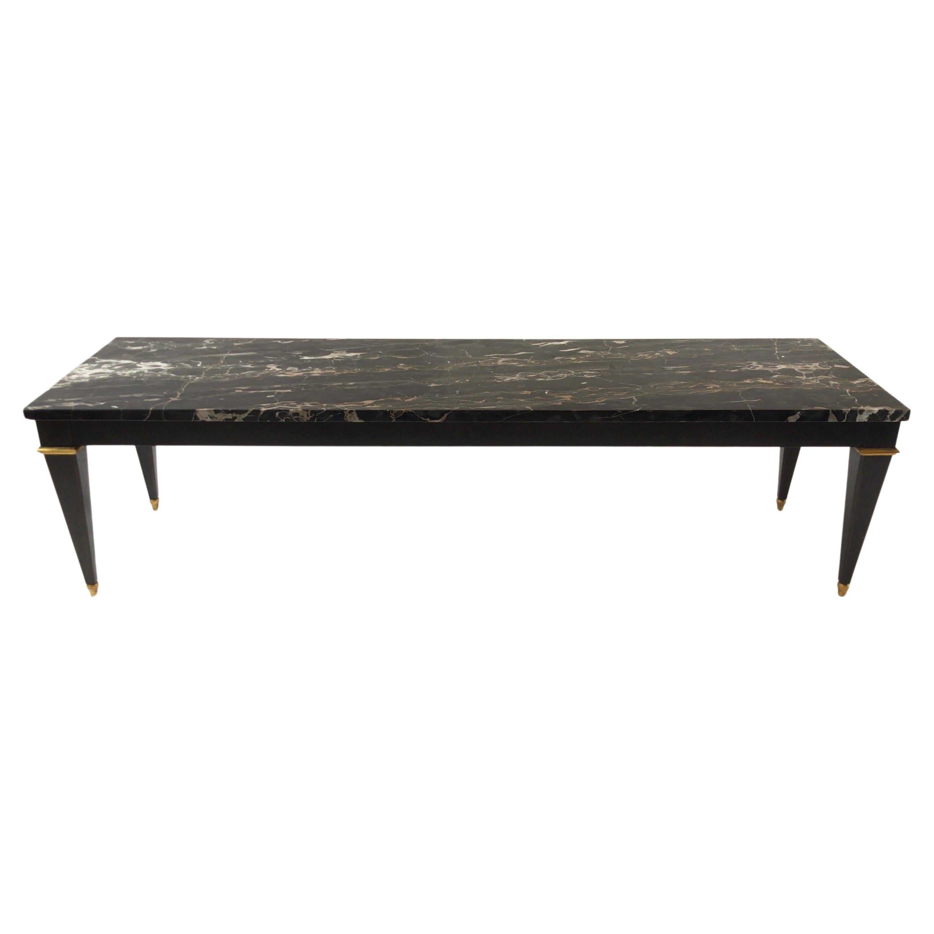 Classical Black Marble Coffee Table