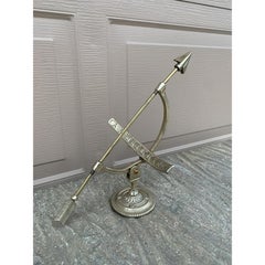 Classical Brass Armillary Sphere Garden Sculpture on Stand, English Estate Style