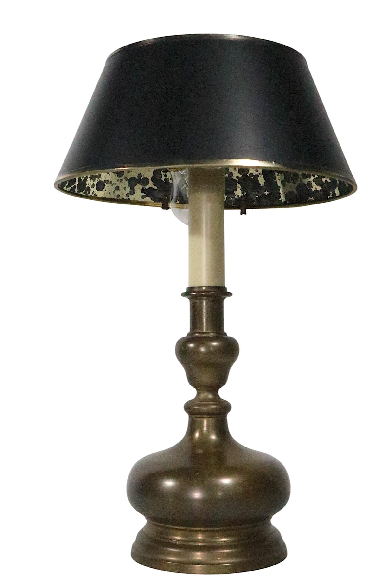 Classical Brass Table Lamp by Chapman c. 1970's For Sale 3