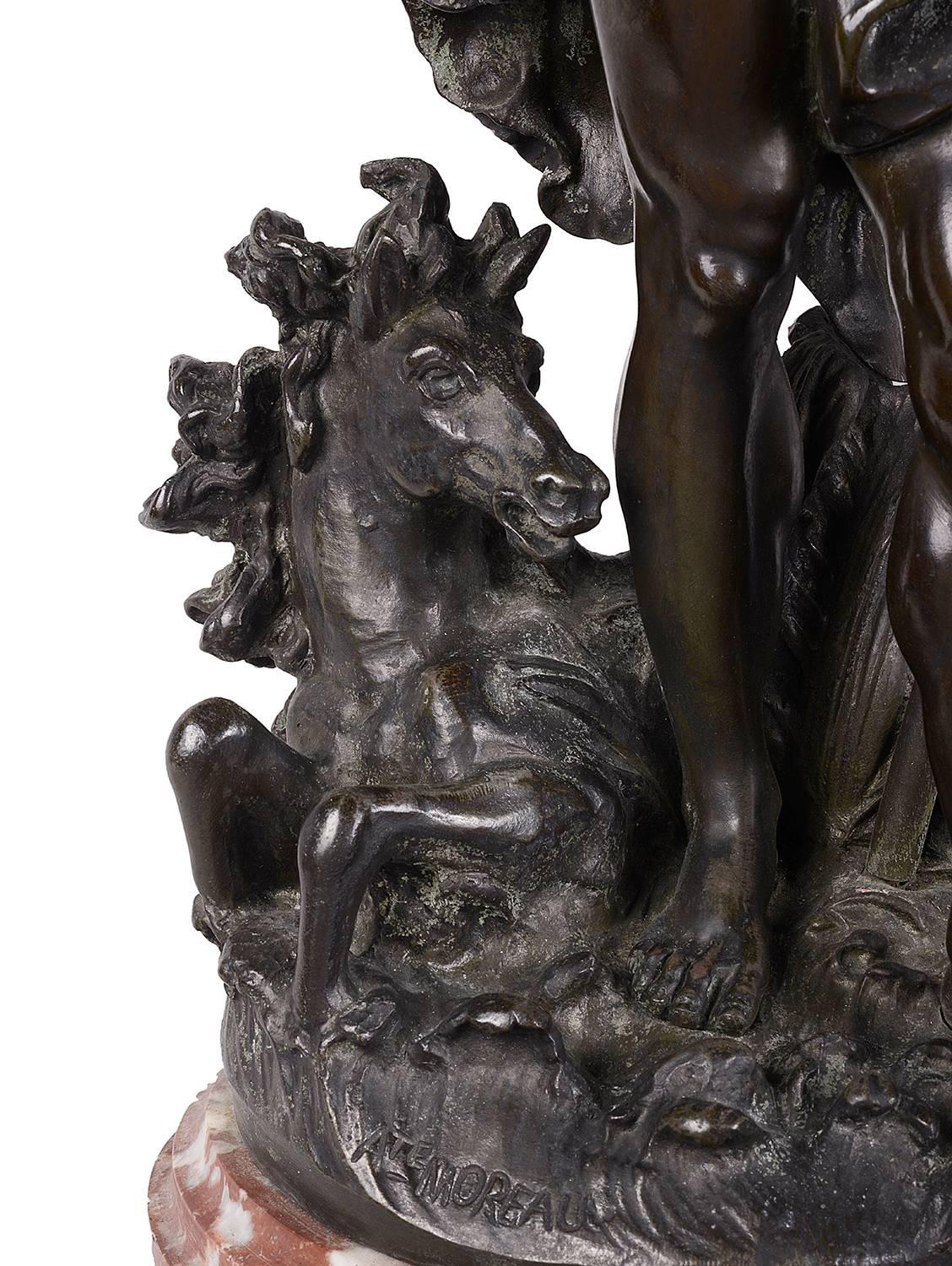 bronze statue of neptune