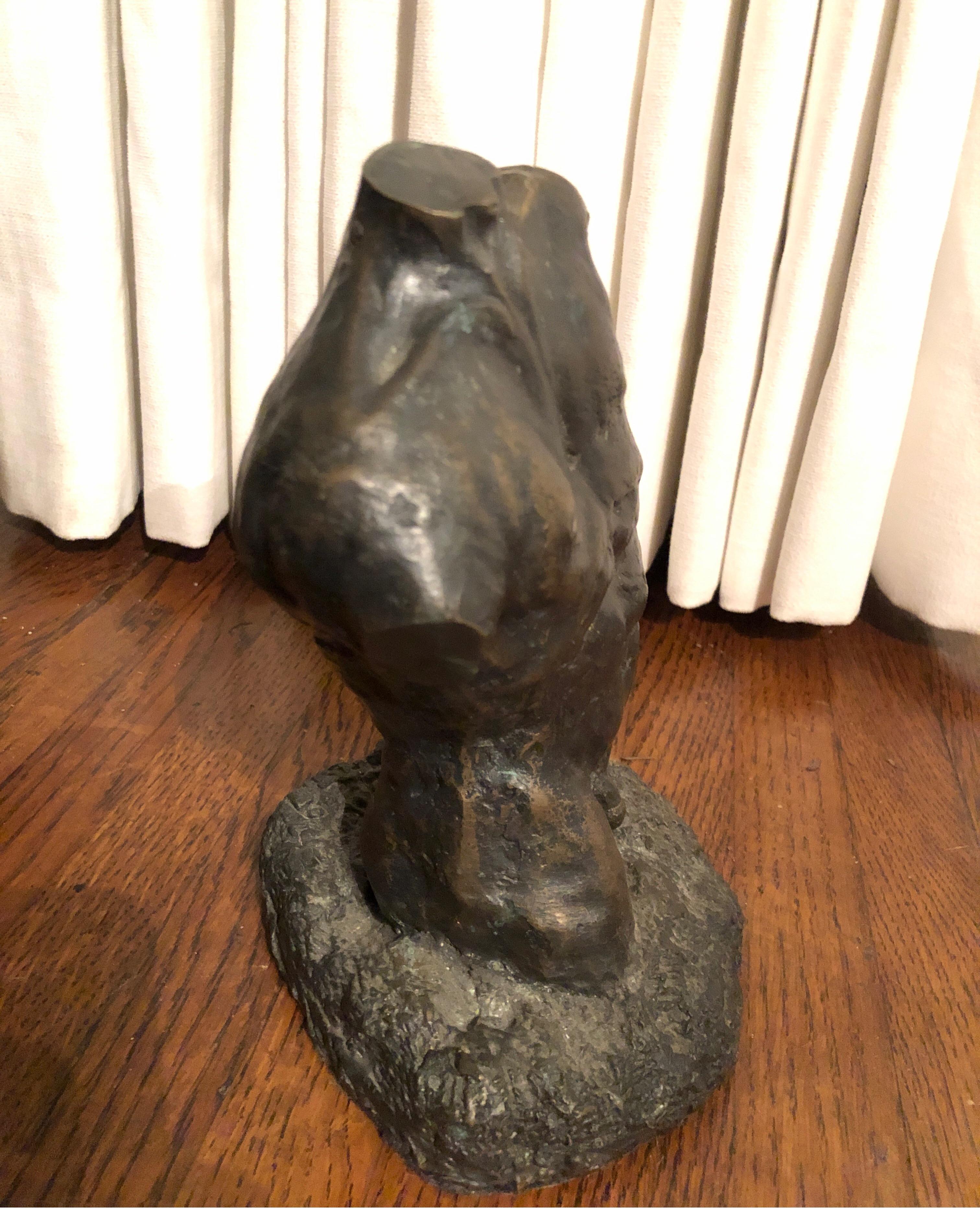 Torse nu masculin classique en bronze Sculpture/Statue Bon état - En vente à Los Angeles, CA
