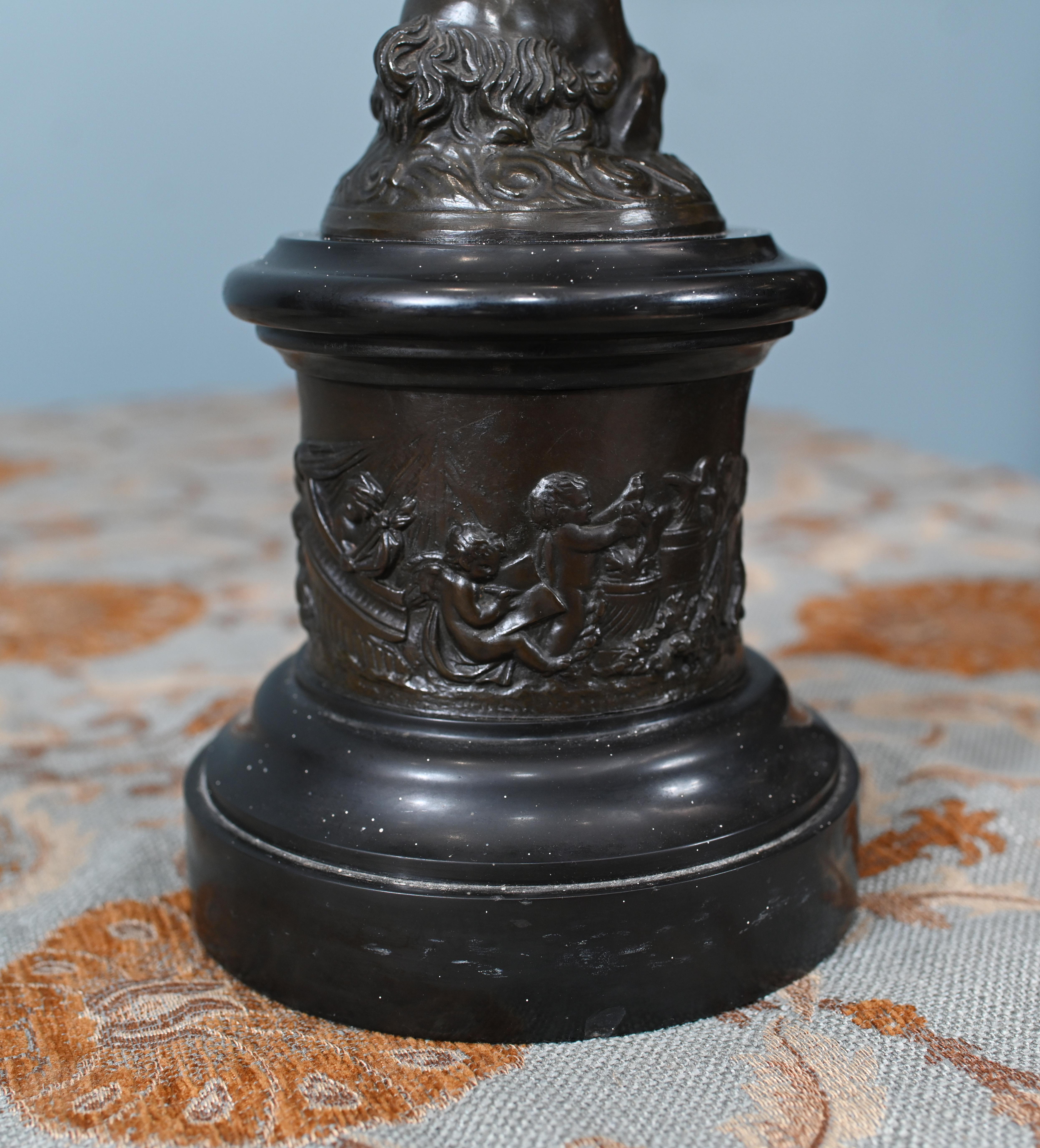 Classical Bronze Mercury and Victorian Statue Italian 1880 Giambologna Nike For Sale 10
