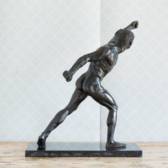 Classical Bronze Model of the Borghese Gladiator