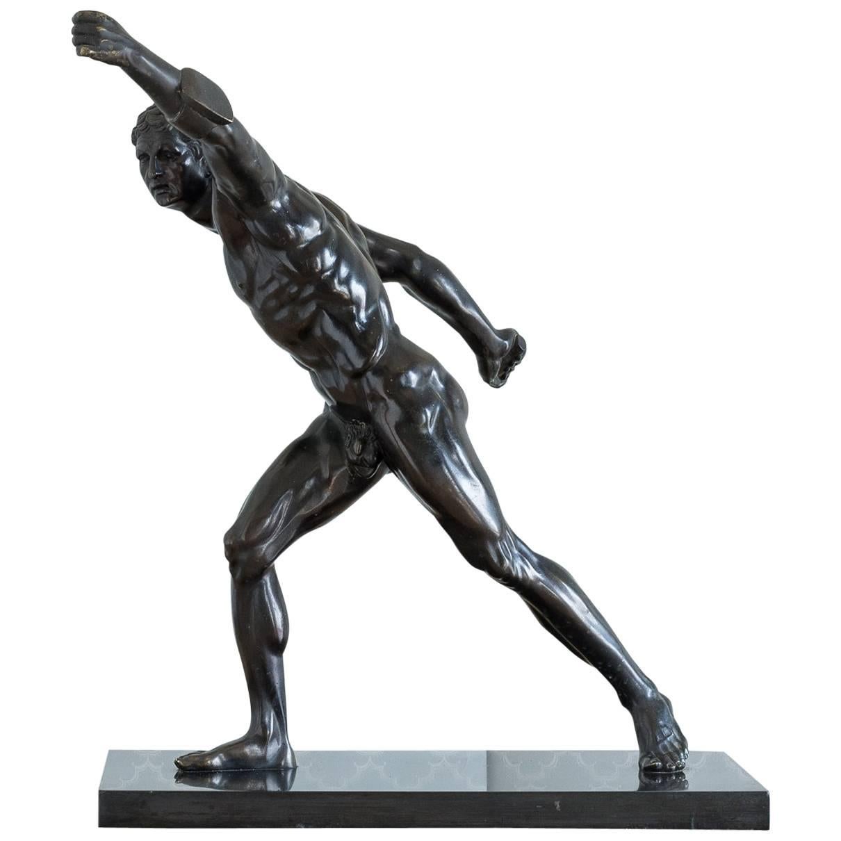 Classical Bronze Model of the Borghese Gladiator